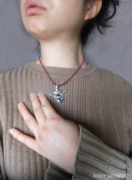 ルビー42.5cmネックレス