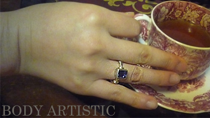 seraphim,warter saphire ring
