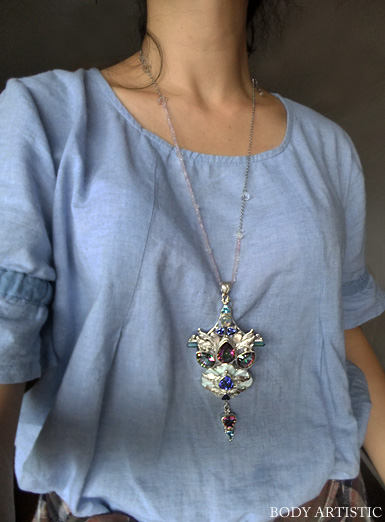 シャンカリから!心の傷の克服、実行力、的を絞った成功!(ミスティッククオーツ×パワーストーンペンダント)